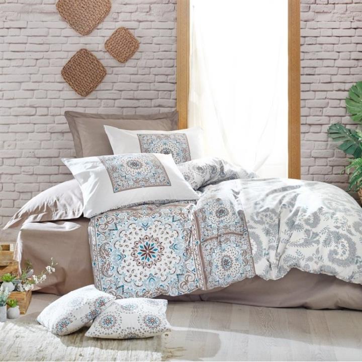 سرویس رونختی کاتن باکس مدل Bohem طرح Bianna دو نفره 4 تکه